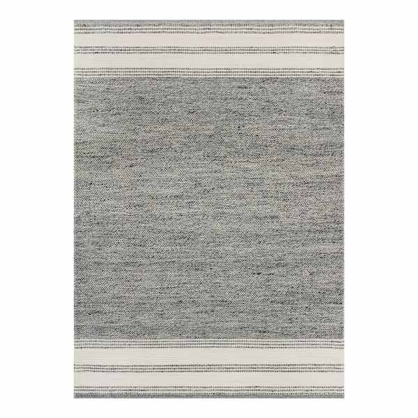 (A499) Ty Pennington Thornton Grey Woven Area Rug, 5x7