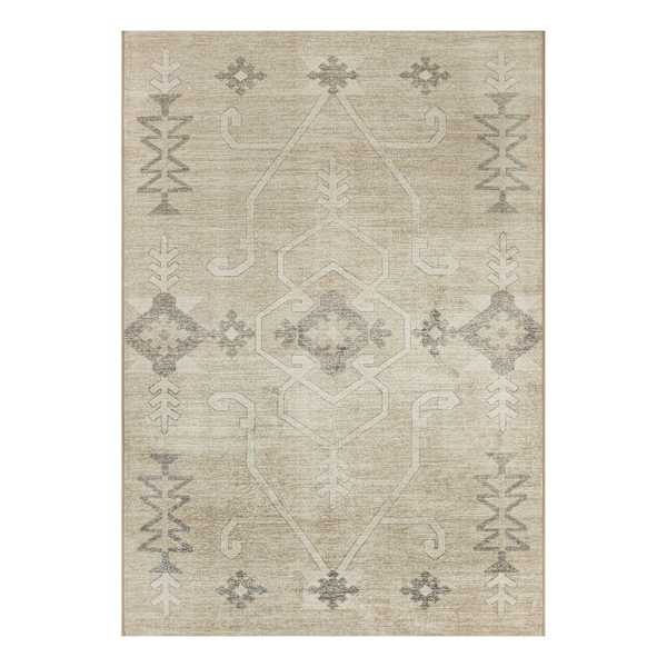 (B857) Honeybloom Astrid Printed Washable Area Rug, 8x10