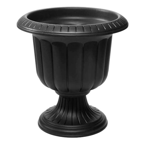 Classic Black Urn Outdoor Planter, Large