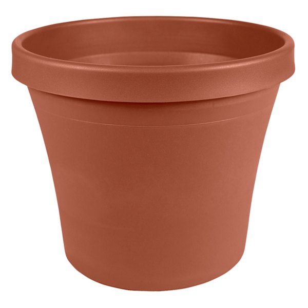 Terracotta Terra Living Outdoor Planter with Pre-Drilled Hole, Large