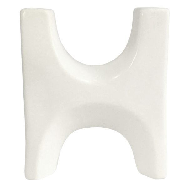 Crosby St. White Porcelain Vase, 7"
