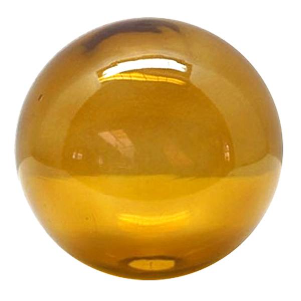 Honeybloom Glass Orb, 4"
