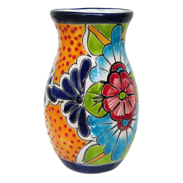 Talavera Flower Vase, 9"