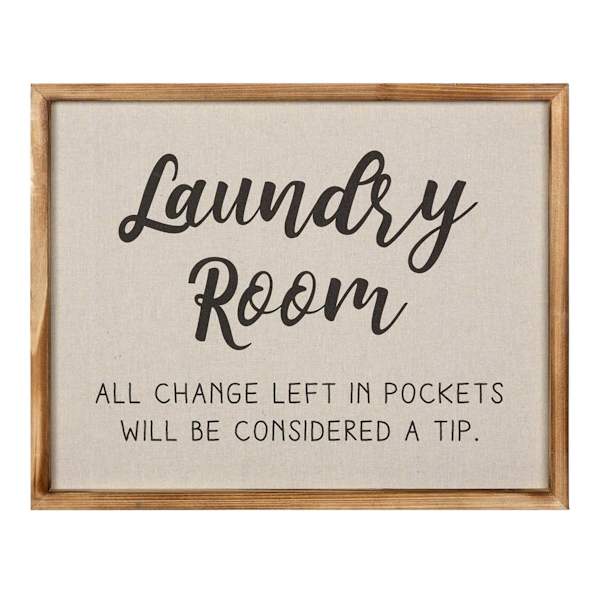 Laundry Room Wall Decor, 20x16
