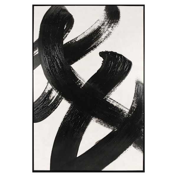 Crosby St. Framed Abstract Canvas Wall Art, 25x37