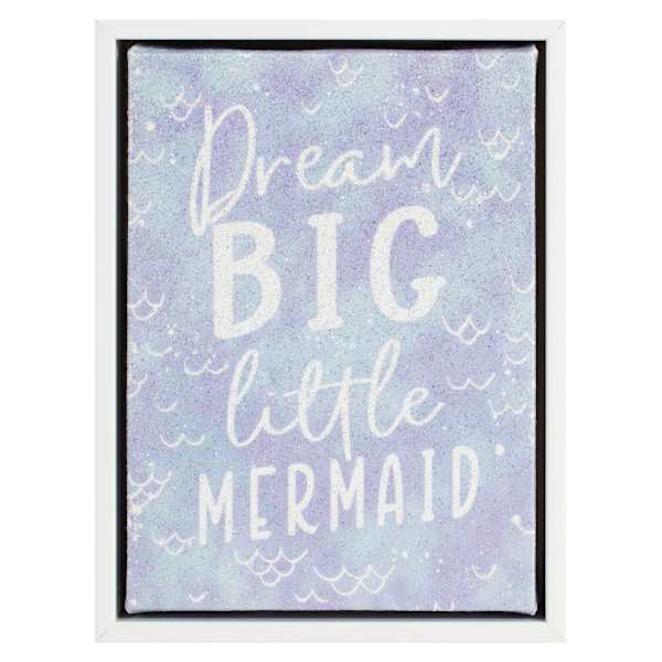 Tiny Dreamers Dream Big Framed Canvas, 6x8