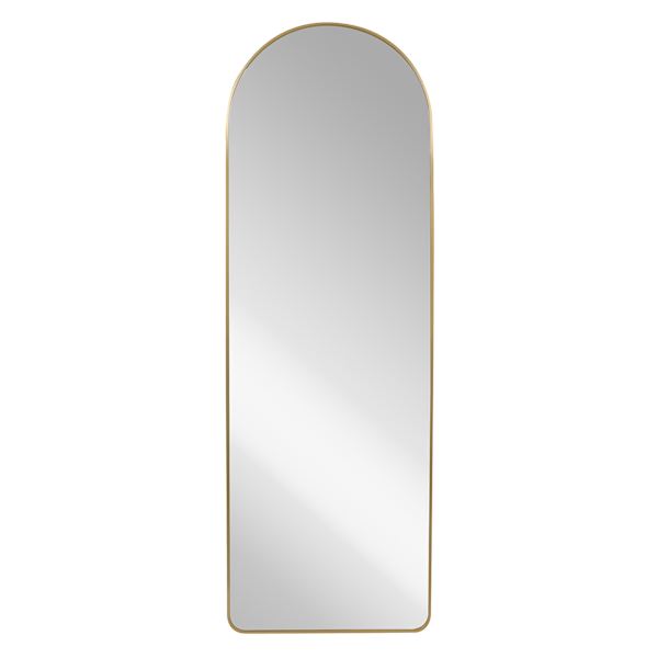 Gold Arch Leaner Mirror, 24x70