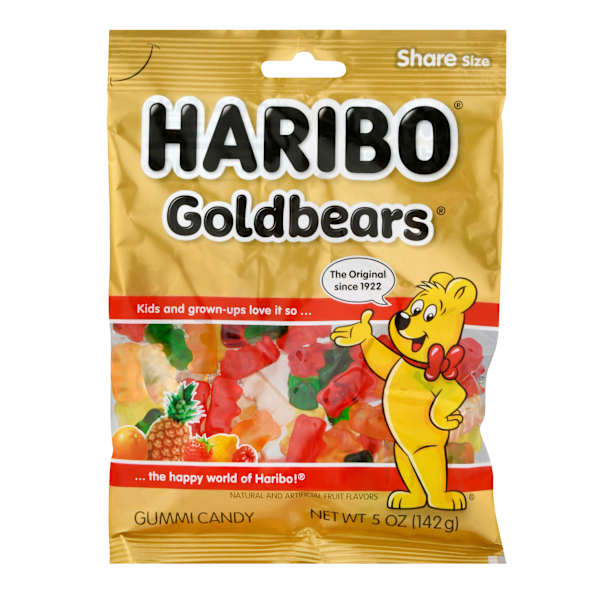 Haribo Gold Bears Gummi Candy, 5oz