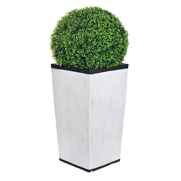 Topiary Ball in Grey Pot, 34"