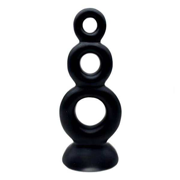Tracey Boyd Black Abstract Ceramic Figurine, 9"