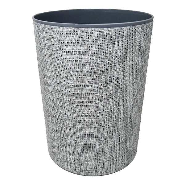 Winslow Grey Line Round Trash Bin, 10l