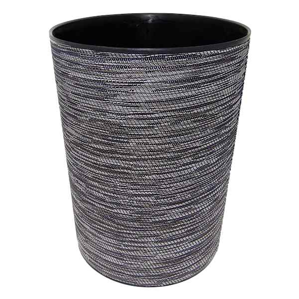 Winslow Dark Blue & Gold Round Trash Bin, 10l