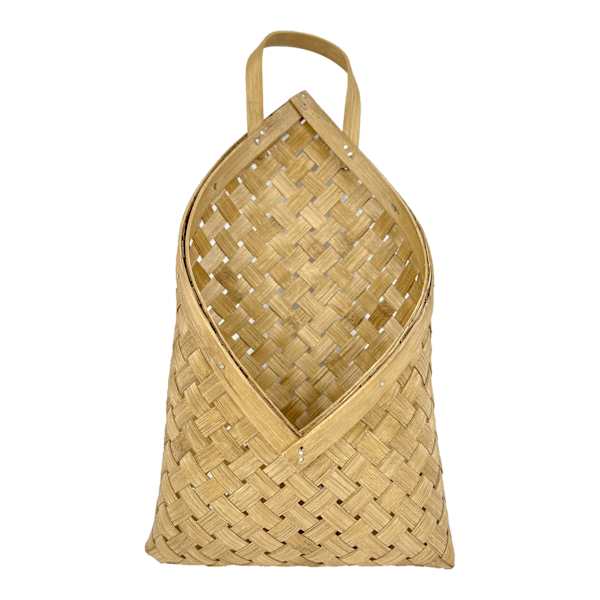 Honeybloom Bamboo Wall Basket, 8x14