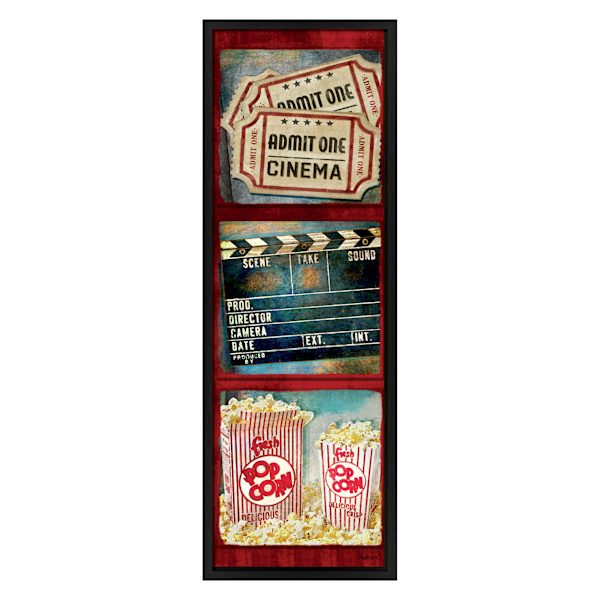 Admit One Cinema Wall Decor, 13x37