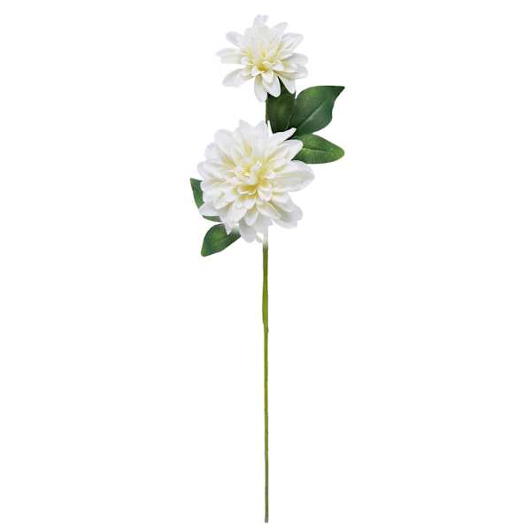 Willow Crossley Coconut Milk Dahlia Floral Stem, 26"