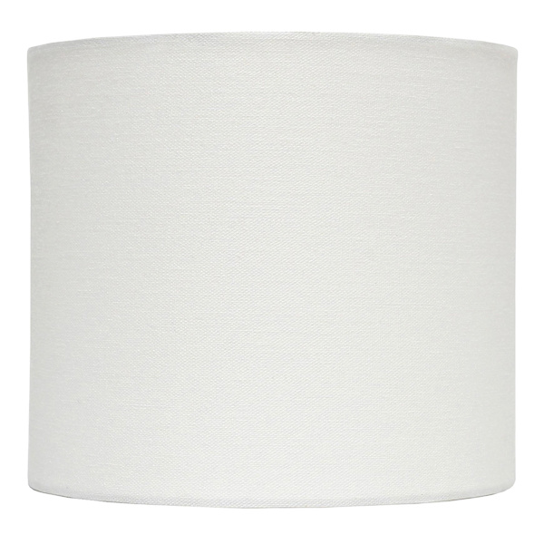 White Drum Small Table Lamp Shade, 9x9x8