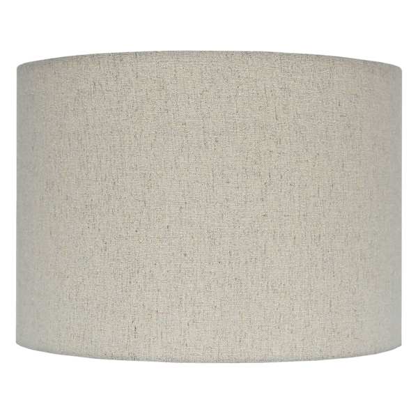 Oatmeal Drum Medium Table Lamp Shade, 14x14x10