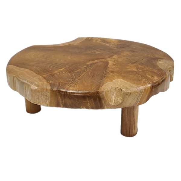 Found & Fable Organic Deco Tray with Base, 12"