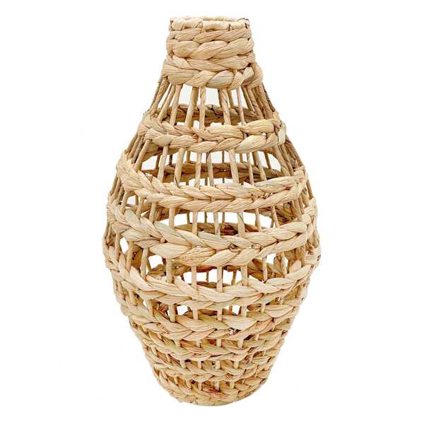 Natural Wicker Woven Vase, 16"