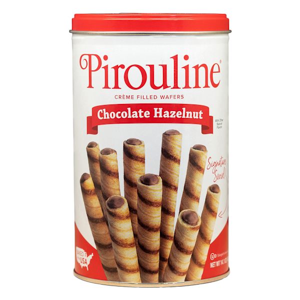 Pirouline Chocolate Hazelnut Wafer Cookie Tin, 14oz