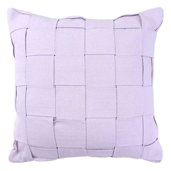 Providence Charlie Lavender Woven Band Throw Pillow, 18"