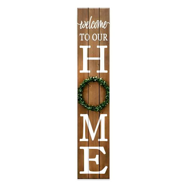 Welcome To Our Home Wall Sign, 9x47