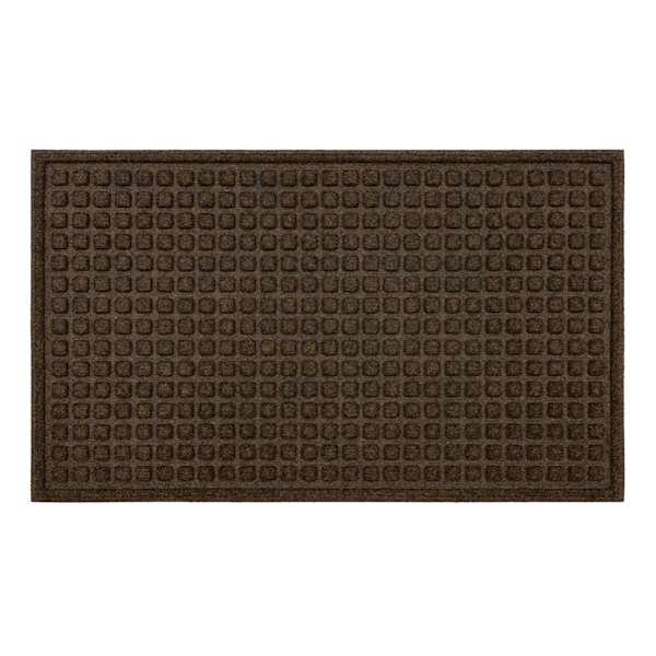 Waffle Impressions Brown Doormat, 18x30