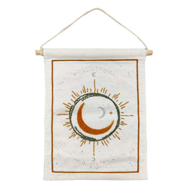 Moon Tapestry Wall Decor, 14x20