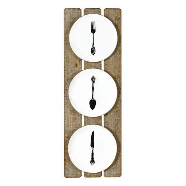 Kitchen Faux Wooden Wall Decor, 10x30
