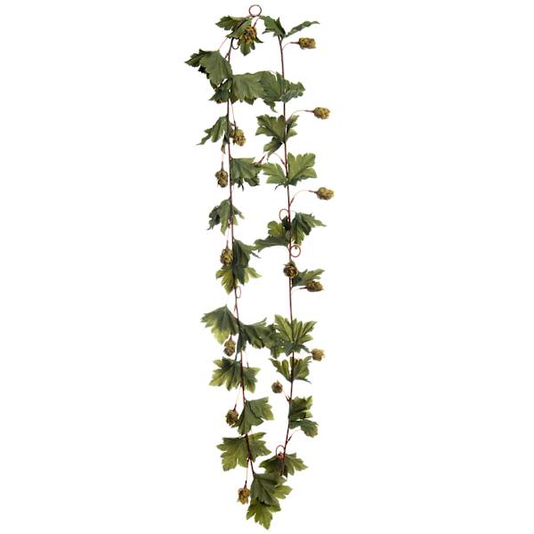 Willow Crossley Green Hops Garland, 72"