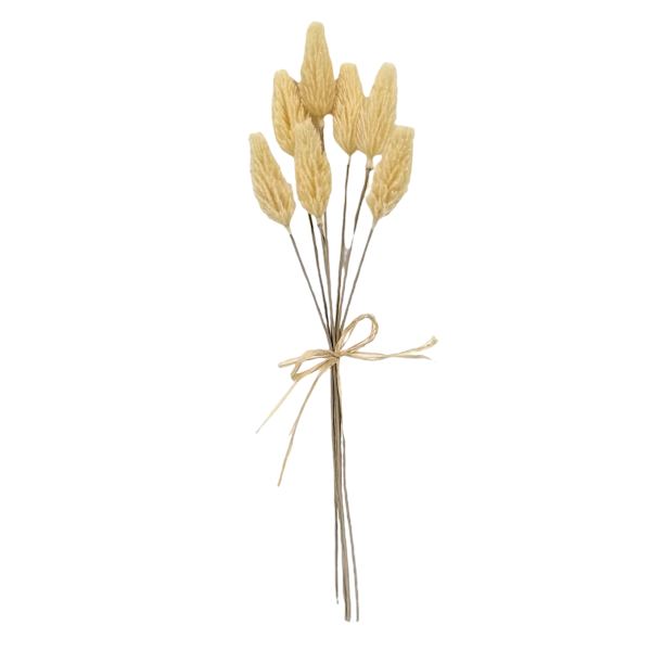 Honeybloom Tan Bunny Tail Bundle, 7"