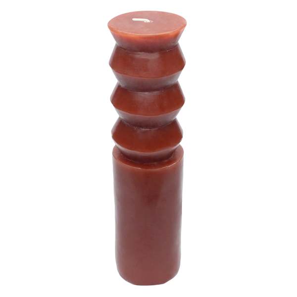 Crosby St. Red Unscented Totem Pillar Candle, 2x8