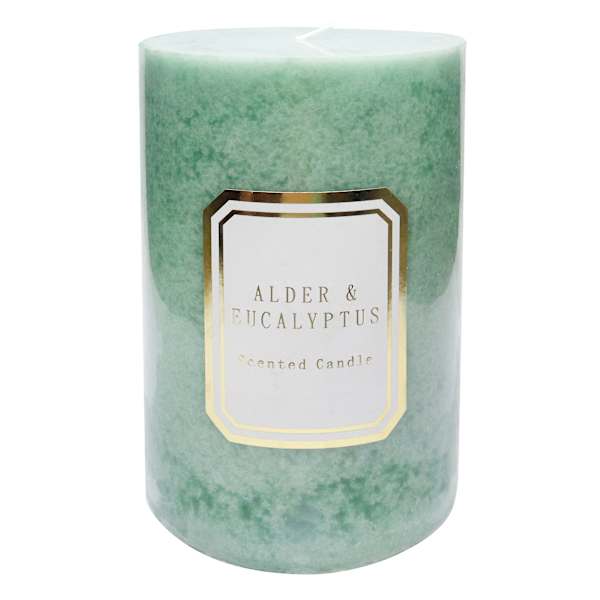 Providence Alder & Eucalyptus Scented Pillar Candle, 4x6