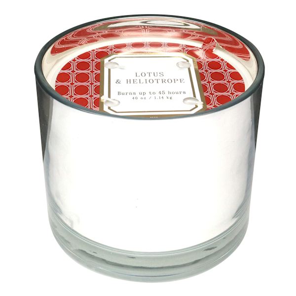 Providence Lotus & Heliotrope Scented Jar Candle, 40oz