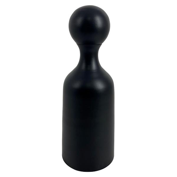 Crosby St. Black Abstract Bottle Table Decor, 9"
