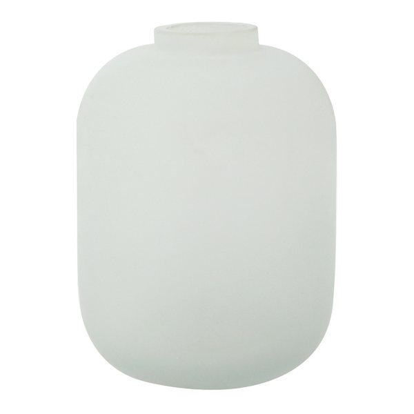 Ty Pennington White Glass Vase, 3"