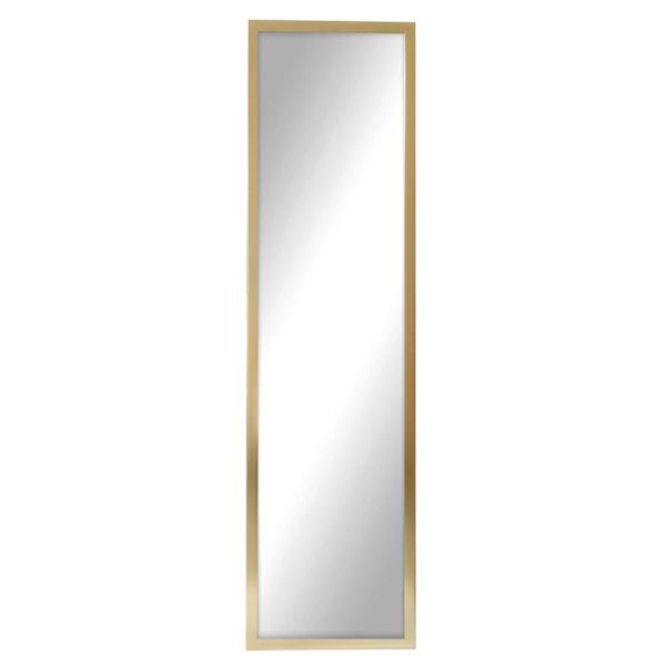 Gold Basic Leaner Mirror, 14x50