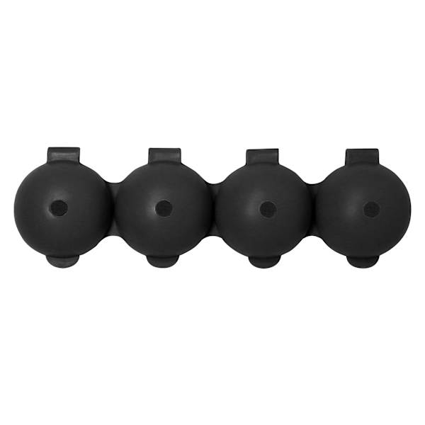 4-Section Ice Ball Tray, Black