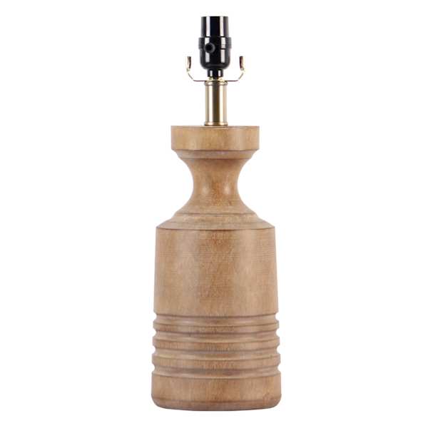 Honeybloom Brown Textured Medium Table Lamp Base, 17"