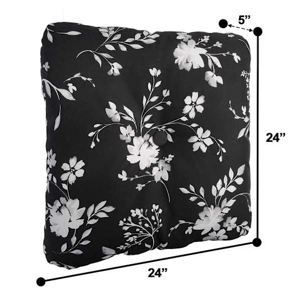 Providence Timeless Floral Tufted Back Cushion
