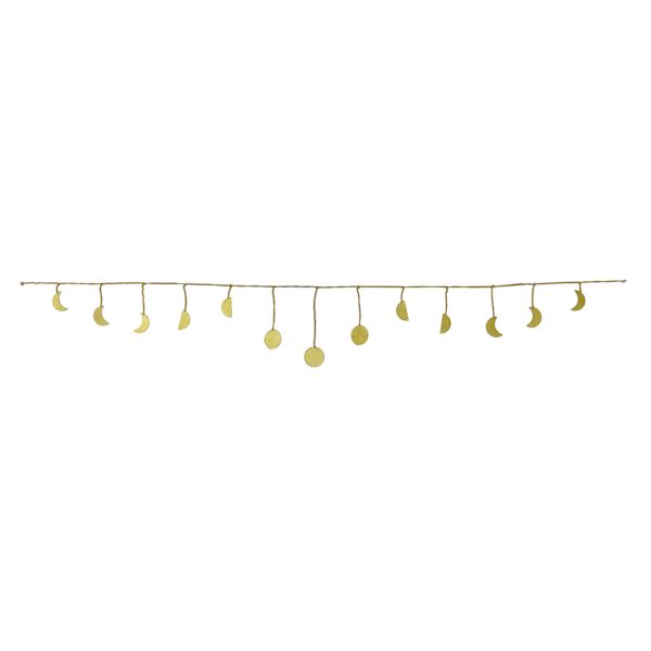 Metal Moon Wall Garland, 62"