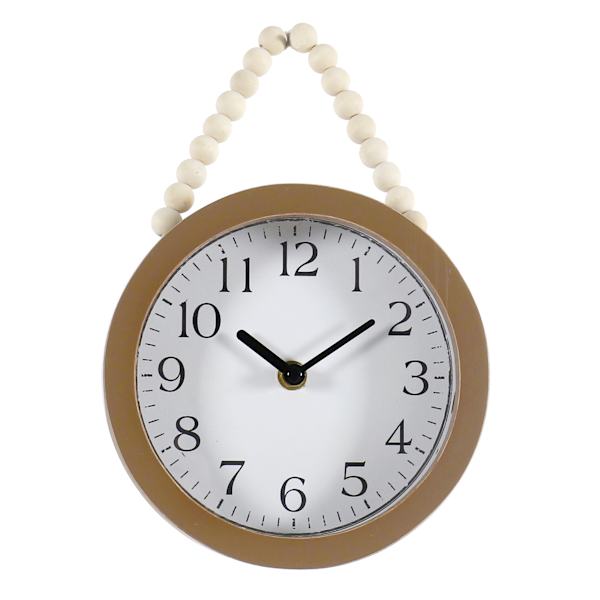 Honeybloom Beaded Round Wall Clock, 7x11