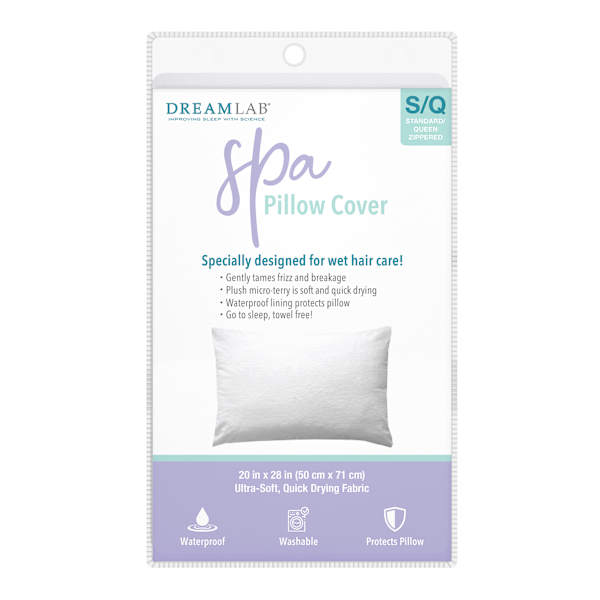 Dreamlab Spa Bed Pillow Cover, Standard/Queen