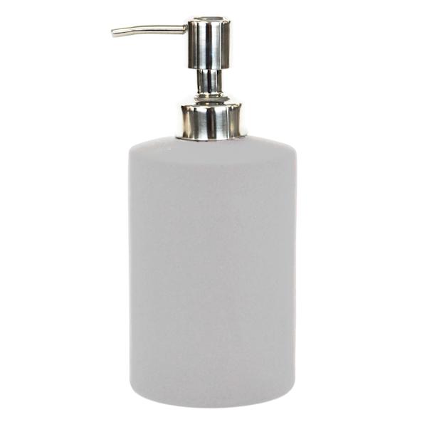 Crosby St. Denn Grey Soft Touch Soap Dispenser, 7"