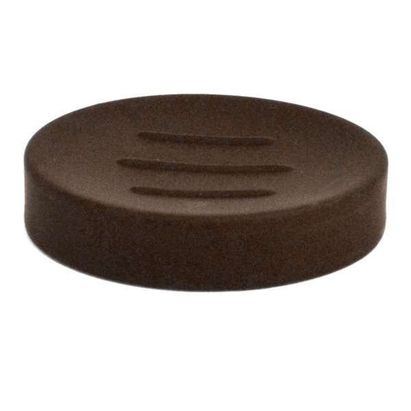Crosby St. Denn Black Soft Touch Soap Dish, 4.8"