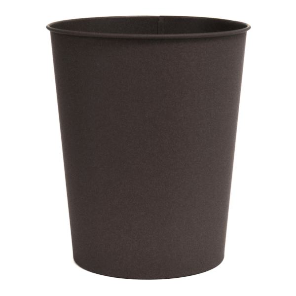 Crosby St. Denn Black Soft Touch Wastebasket, 9.3"