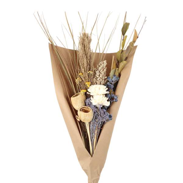 Dried Blue Beachside Bouquet, 30"