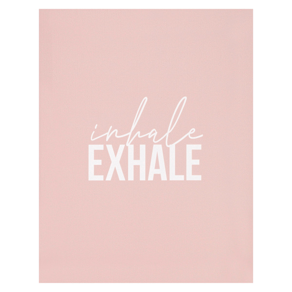 Inhale & Exhale Canvas Wall Sign, 11x14