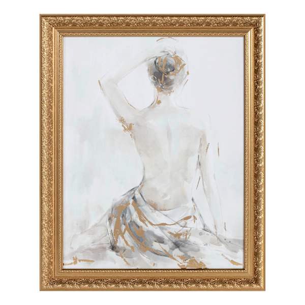 Providence Glass Framed Woman Print Wall Art, 16x20