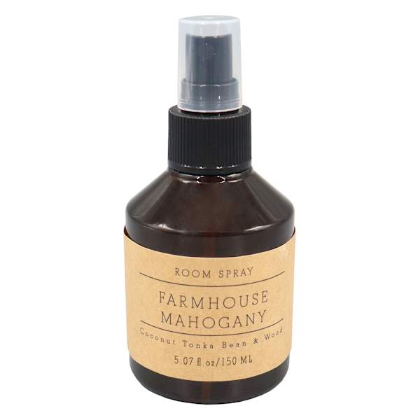 Honeybloom Farmhouse Mahogany Scented Room Spray, 150ml